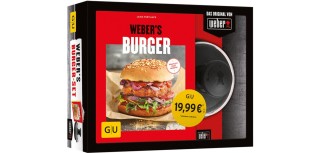 Webers Burger-Set mit Buch + Hamburgerpresse