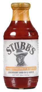 Stubb`s Sweet Honey & Spice Bar-B-Q Sauce 450ml