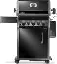 Napoleon Rogue Gasgrill RB425RSB mit Seitenbrenner, Heckbrenner schwarz inkl.Drehspieß Modell 2025