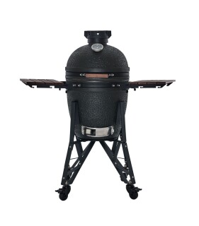 The Bastard Urban Kamado Keramikgrill Large Complete matt-schwarz mit Edelstahlrost