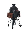 The Bastard Urban Kamado Keramikgrill Large Complete matt-schwarz mit Edelstahlrost