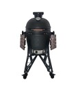 The Bastard Urban Kamado Keramikgrill Large Complete matt-schwarz mit Edelstahlrost