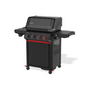Weber Spirit EP-435R Stealth Gasgrill schwarz inkl. Drehspieß Digitales Thermometer