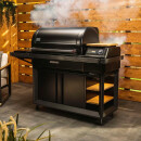 Traeger Pelletgrill Smoker Timberline XL mit Kochfeld,Touchscreen Display und Edelstahlrosten