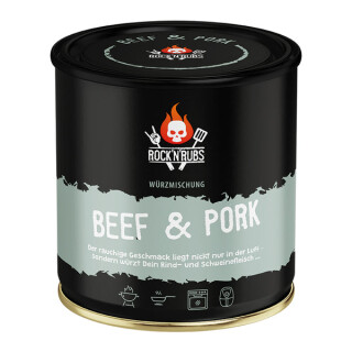Rock n Rubs BBQ Rub Beef & Pork 140g Dose