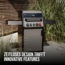 Gasgrill Enders Hyde 3 SIKR Turbo 800 °C Zone, Infrarot Backburner und Seitenkocher