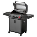 Gasgrill Enders Hyde 4 SIKR Turbo 800 °C Zone, Infrarot Backburner und Seitenkocher
