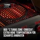 Gasgrill Enders Hyde 6 SIKR Turbo II 800 °C Zone, Infrarot Backburner und Seitenkocher