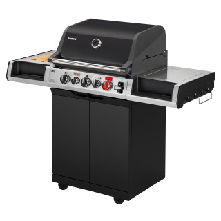 Gasgrill Enders Uniq 3 IK Cruster, 800 °C Zone, Infrarot Backburner, Cruster und Seitenkocher