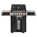 Gasgrill Enders Uniq 3 IK Cruster, 800 °C Zone, Infrarot Backburner, Cruster und Seitenkocher