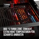 Gasgrill Enders Uniq 3 IK Cruster, 800 °C Zone, Infrarot Backburner, Cruster und Seitenkocher