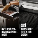 Gasgrill Enders Uniq 4 IK Cruster, 800 °C Zone, Infrarot Backburner, Cruster und Seitenkocher