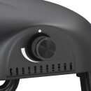 Pizzaofen Enders Paco Rotate mit rotierenden Pizzastein, Edelstahlbrenner, Grillfläche 30,5 cm, schwarz