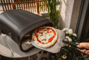 Pizzaofen Enders Paco Rotate mit rotierenden Pizzastein, Edelstahlbrenner, Grillfläche 30,5 cm, schwarz