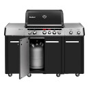 Gasgrill Enders Uniq Pro 3 IK Kitchen Cruster 800 °C Zone, Infrarot Backburner und Seitenkocher