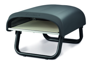 Pizzaofen Enders Paco mit Edelstahlbrenner, Grillfläche 33,5 x 33,5 cm, schwarz