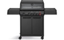 Gasgrill Enders Monroe Pro 4 SIKR Turbo Shadow inkl. Seargrate, Backburner und Seitenkocher