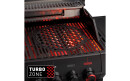 Gasgrill Enders Monroe Pro 3 SIKR Turbo Shadow inkl. Seargrate, Backburner und Seitenkocher