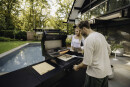 Gasgrill Enders Uniq 4 IK Kitchen Cruster Shadow + Küchenmodul