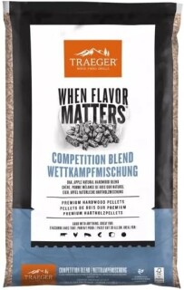 Traeger Hartholz Pellets Wettkampfmischung, 9kg Beutel
