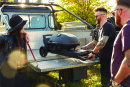 Napoleon Phantom TravelQ PRO285X Gasgrill mit Scherenwagen, mattschwarz